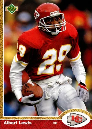 Albert Lewis 1991 Upper Deck Football #128