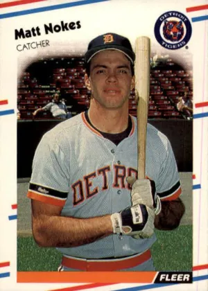 Matt Nokes 1988 Fleer Baseball #66