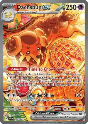 Dachsbun ex Pokémon Stellar Crown #169 Holo