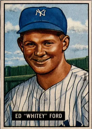 Whitey Ford 1989 Bowman Inserts Baseball 1951 Reprint #NNO