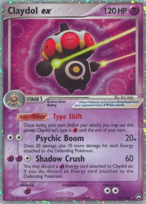 Claydol ex Pokémon Power Keepers #93 Holo