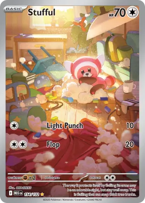 Stufful Pokémon Mega Evolution #154 Holo