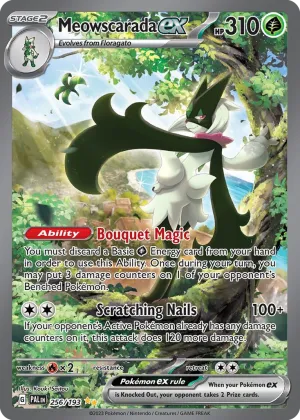 Meowscarada ex Pokémon Paldea Evolved #256 Holo