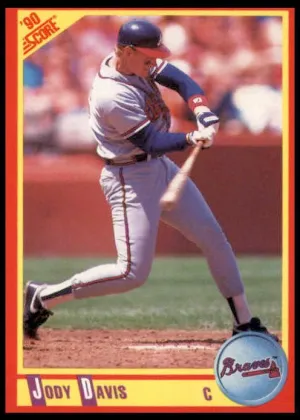 Jody Davis 1990 Score Baseball #328