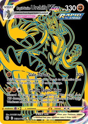 Rapid Strike Urshifu VMAX Pokémon Brilliant Stars Trainer Gallery #TG30 Holo