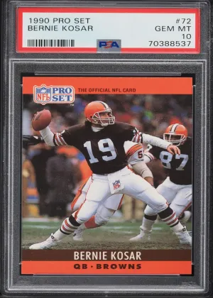 Bernie Kosar 1990 Pro Set Football #72