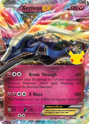 Xerneas-EX Pokémon Celebrations: Classic Collection #97 Holo