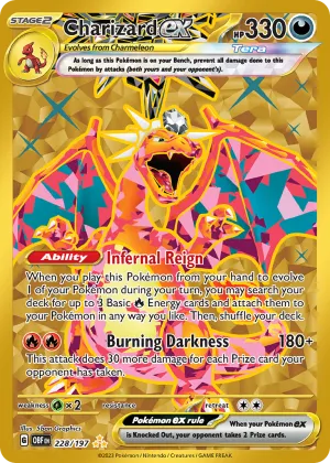 Charizard ex Pokémon Obsidian Flames #228 Holo