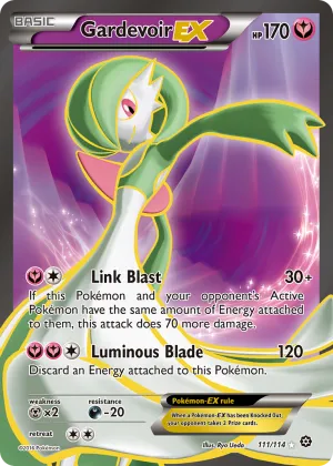 Gardevoir-EX Pokémon Steam Siege #111 Holo