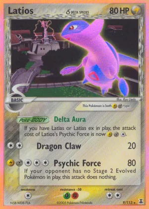 Latios δ Pokémon Delta Species #9 Holo
