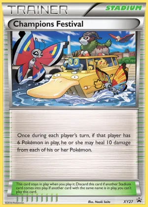 Champions Festival Pokémon XY Black Star Promos #XY27 Holo