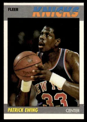 Patrick Ewing 1987 Fleer Basketball #37