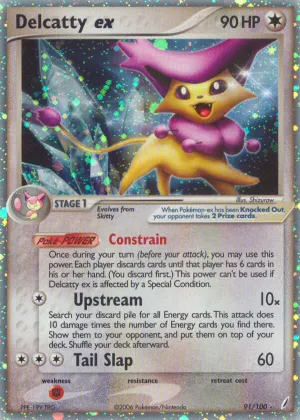 Delcatty ex Pokémon Crystal Guardians #91 Holo