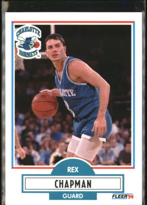 Rex Chapman 1990 Fleer Basketball #17
