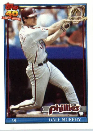 Dale Murphy 1991 Topps Desert Shield Baseball #545
