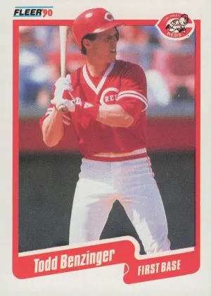 Todd Benzinger 1990 Fleer Baseball #413