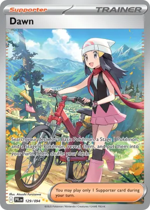 Dawn Pokémon Phantasmal Flames #129 Holo