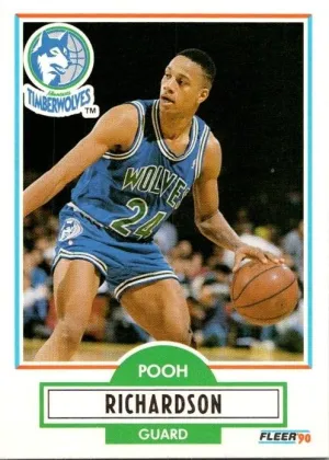 Pooh Richardson 1990 Fleer Basketball #116