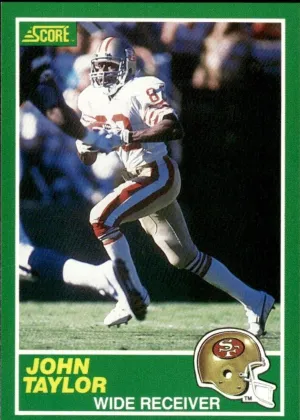 John Taylor 1989 Score Football #238