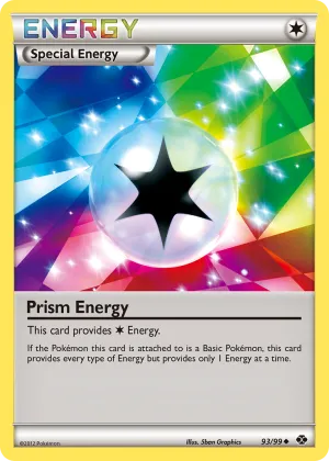 Prism Energy Pokémon Next Destinies #93 Reverse Holo