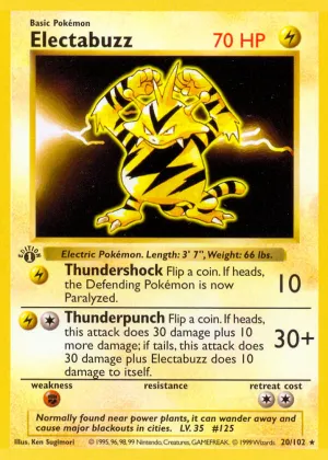 Electabuzz Pokémon Base #20