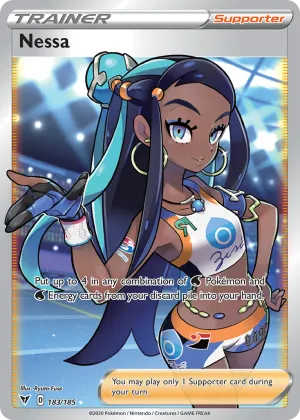 Nessa Pokémon Vivid Voltage #183 Holo