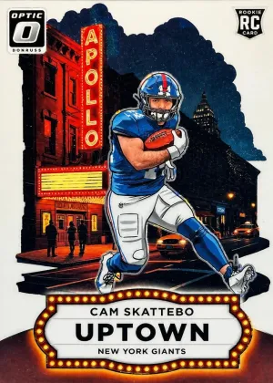 Cam Skattebo 2025 Donruss Optic Uptown Football White Pandora #5