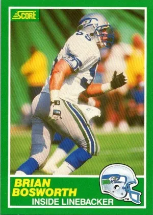 Brian Bosworth 1989 Score Football #239