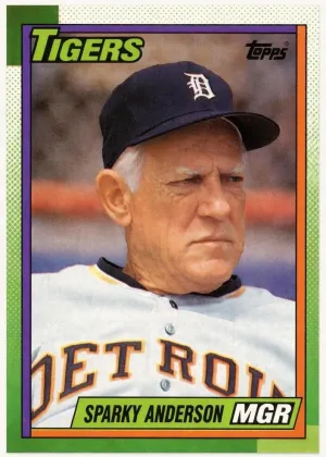 Sparky Anderson 1990 Topps Baseball #609