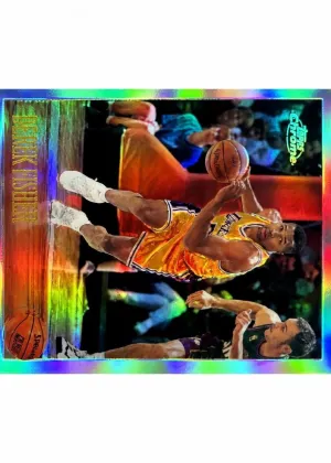 Derek Fisher 1996 Topps Chrome Basketball Refractor #206