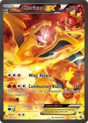 Charizard-EX Pokémon XY Black Star Promos #XY121 Holo