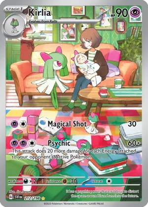 Kirlia Pokémon Scarlet & Violet #212 Holo