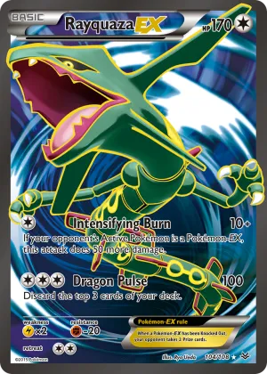 Rayquaza-EX Pokémon Roaring Skies #104 Holo