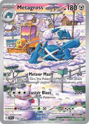 Metagross Pokémon Temporal Forces #178 Holo
