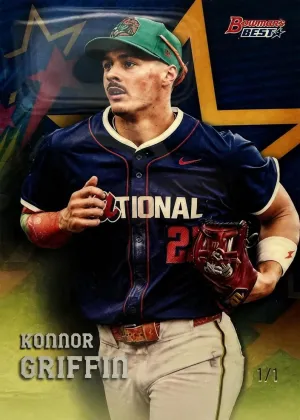Konnor Griffin 2025 Bowman's Best MLB All Star Futures Game Baseball Superfractor #FG-4