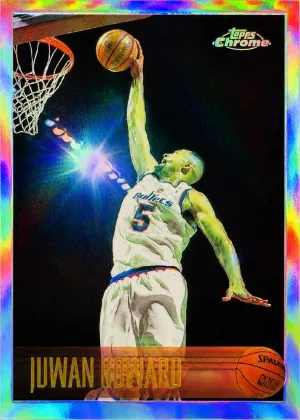 Juwan Howard 1996 Topps Chrome Basketball Refractor #137