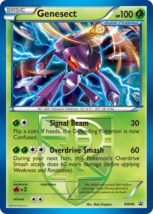 Genesect Pokémon BW Black Star Promos #BW86 Holo