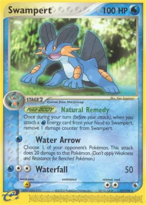 Swampert Pokémon Ruby & Sapphire #23 Reverse Holo