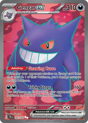 Gengar ex Pokémon Temporal Forces #193 Holo