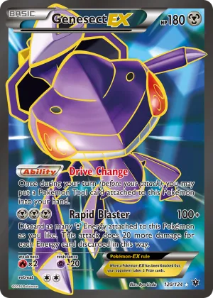 Genesect-EX Pokémon Fates Collide #120 Holo