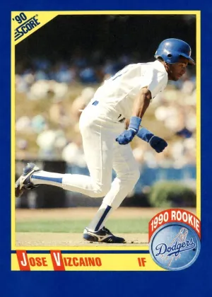 Jose Vizcaino 1990 Score Baseball #613