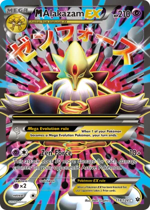 M Alakazam-EX Pokémon Fates Collide #118 Holo