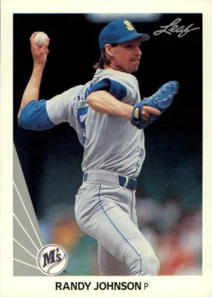 Randy Johnson 1990 Leaf Baseball #483