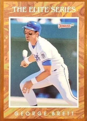 George Brett 1991 Donruss Elite Series Baseball #2