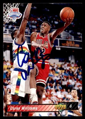 Corey Williams 1992 Upper Deck Basketball #18