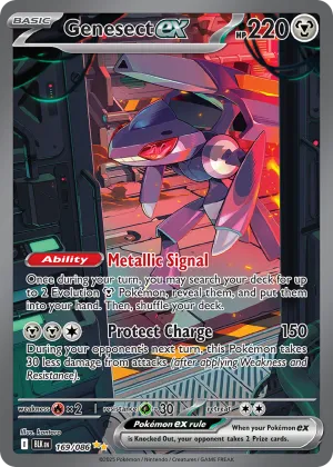 Genesect ex Pokémon Black Bolt #169 Holo