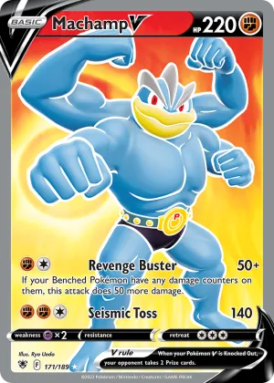 Machamp V Pokémon Astral Radiance #171 Holo