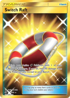Switch Raft Pokémon Dragon Majesty #77 Holo