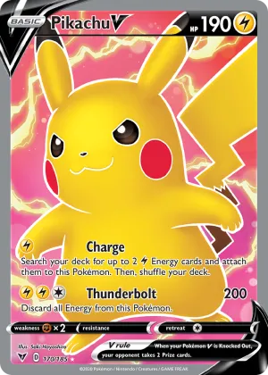 Pikachu V Pokémon Vivid Voltage #170 Holo