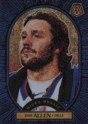 Josh Allen 2025 Panini Mosaic Micro Mosaic Football #24